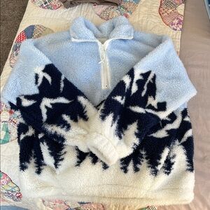 Fleece quarter zip size small